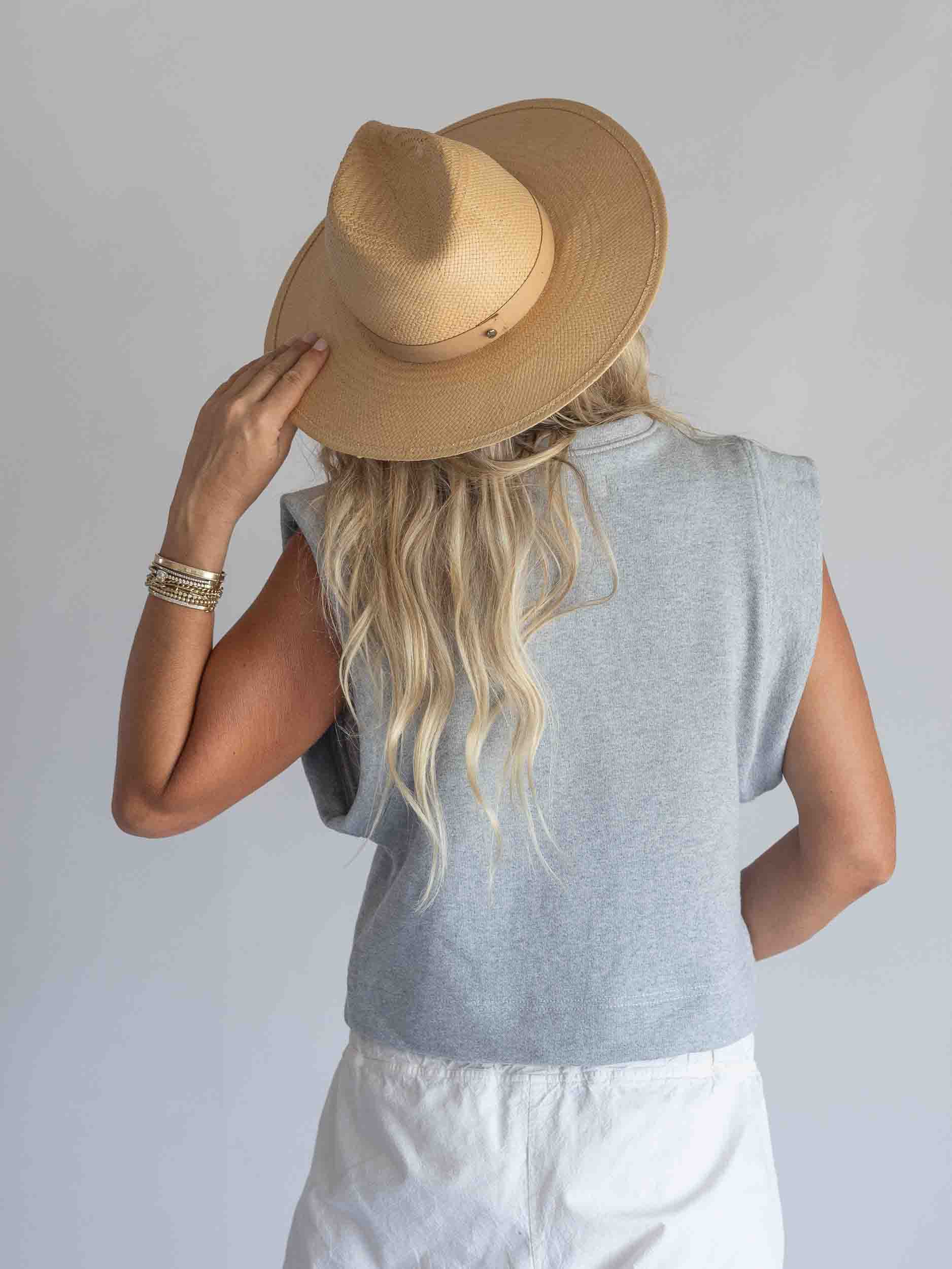 The Bobo Tank White Grey