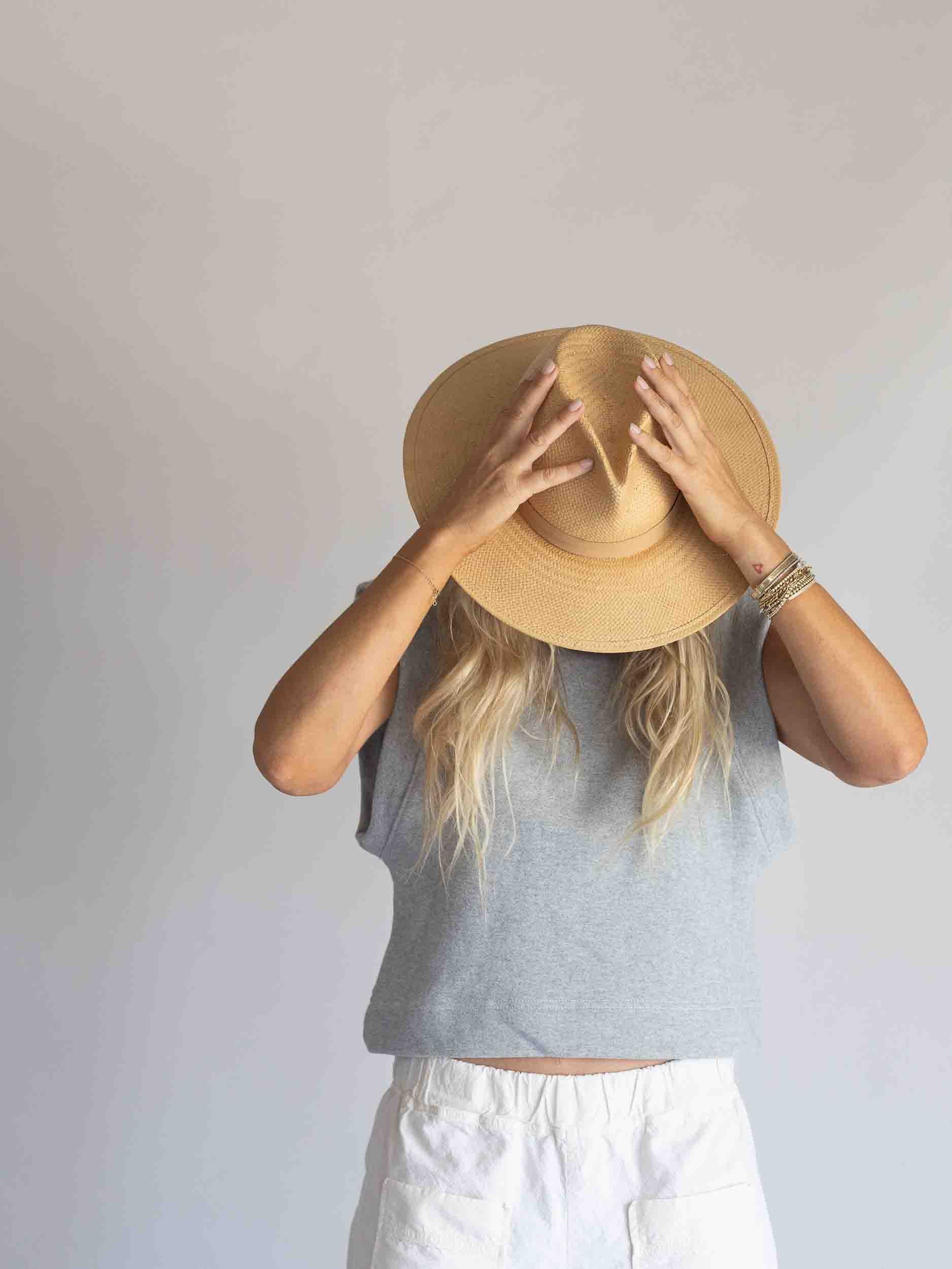 The Bobo Tank White Grey