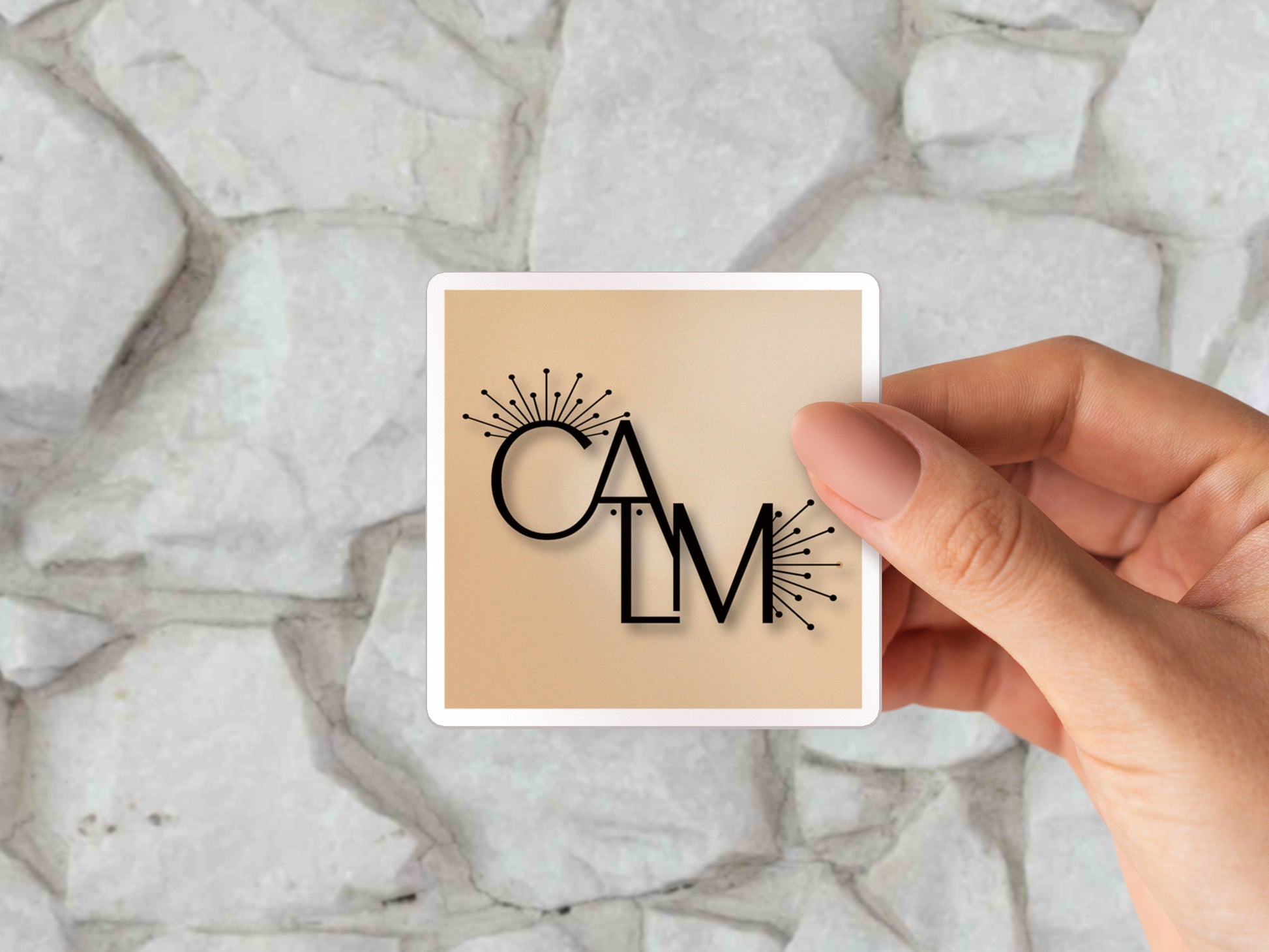 Calm Sticker
