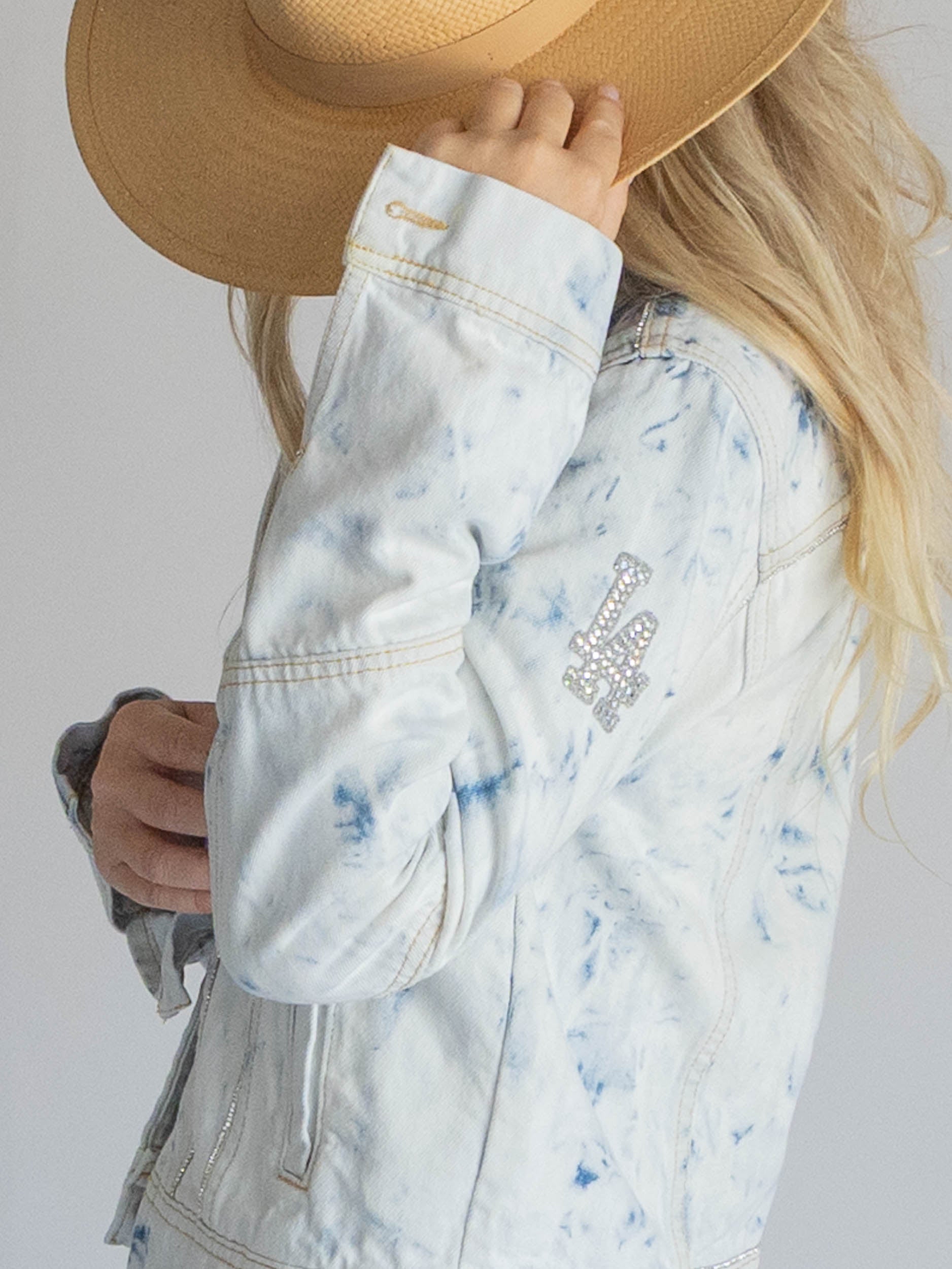 LA Acid Wash Vintage  Denim Jacket