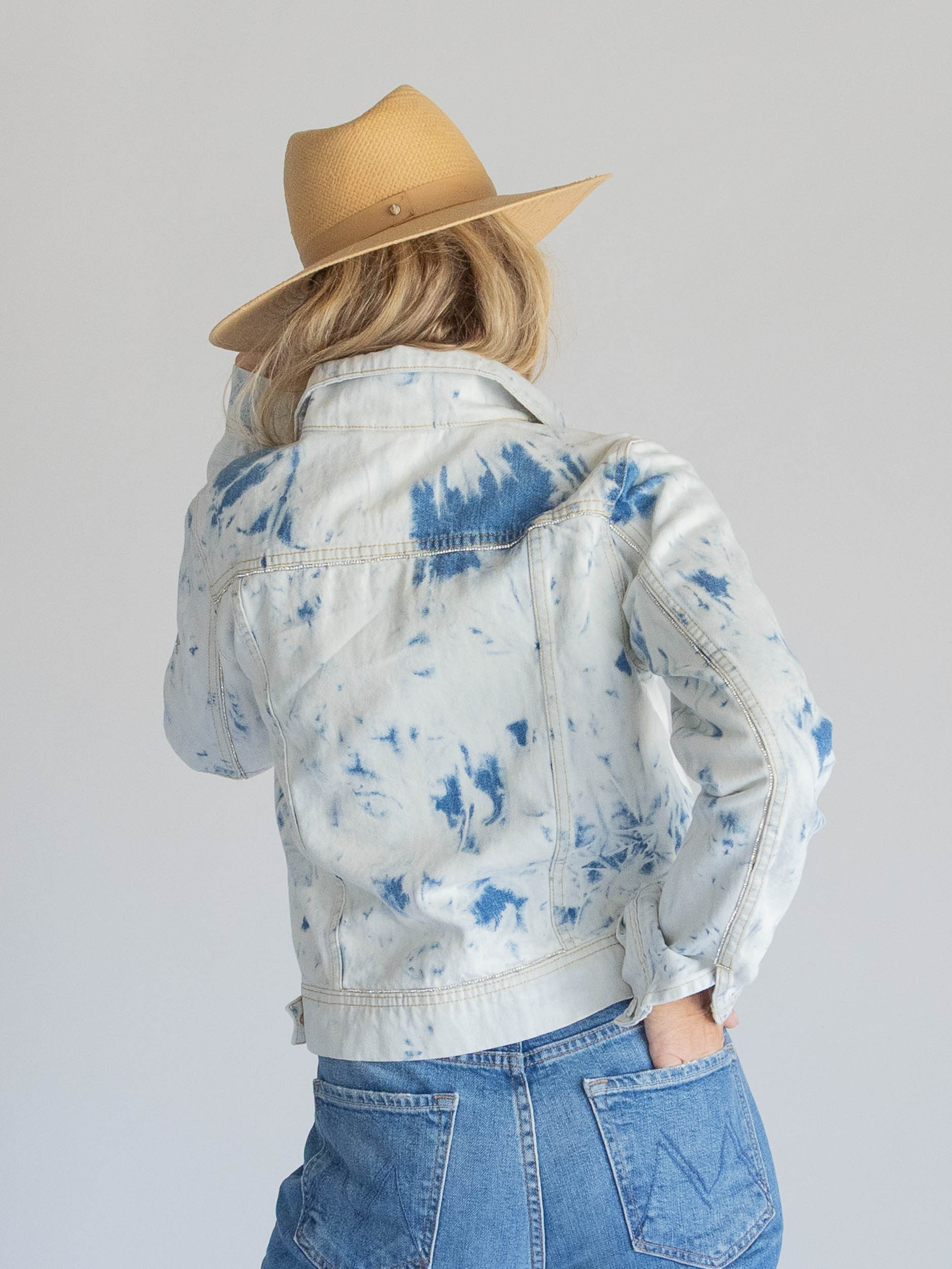 LA Acid Wash Vintage  Denim Jacket