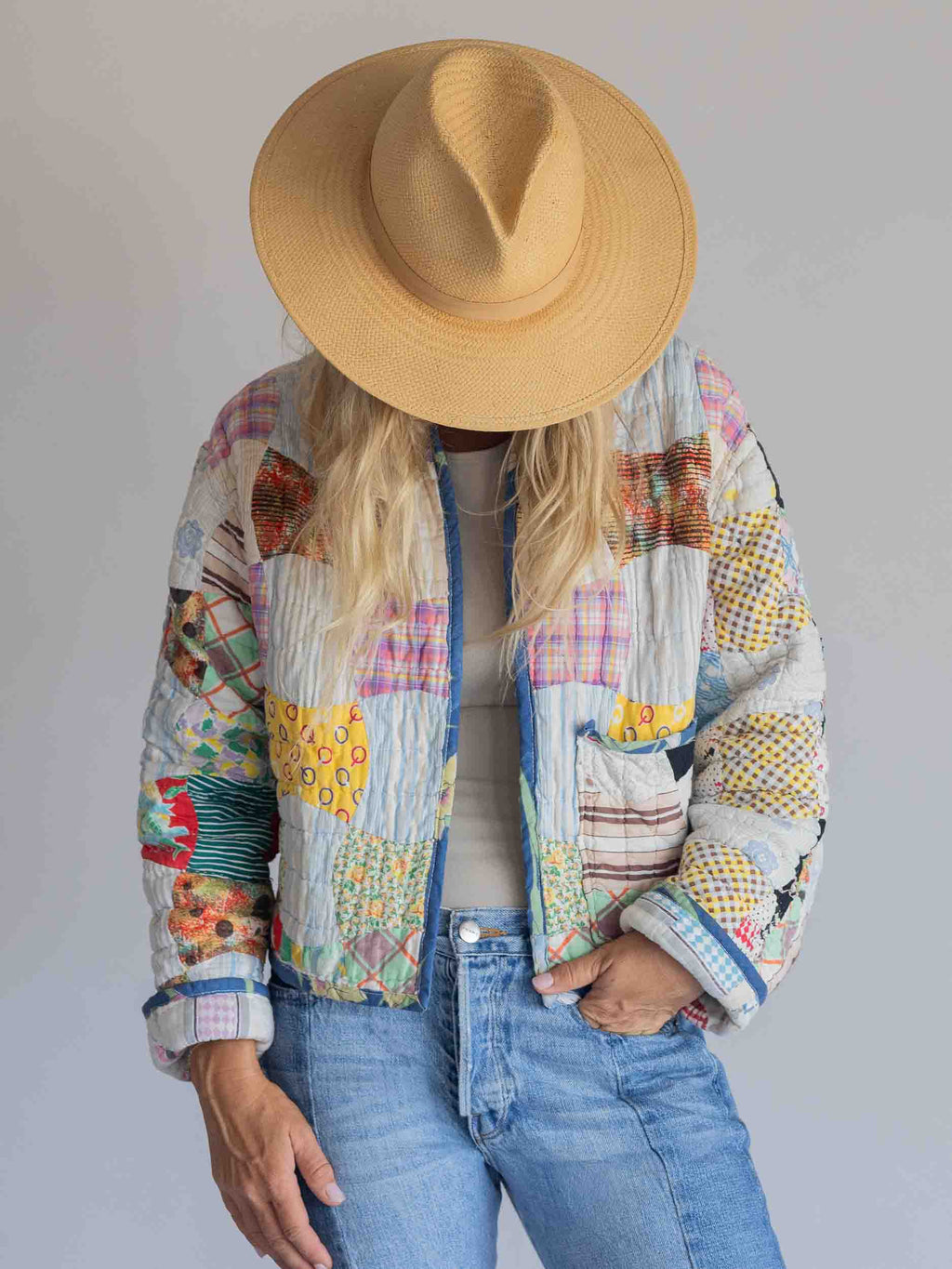 The PV Quilt Crop Coat