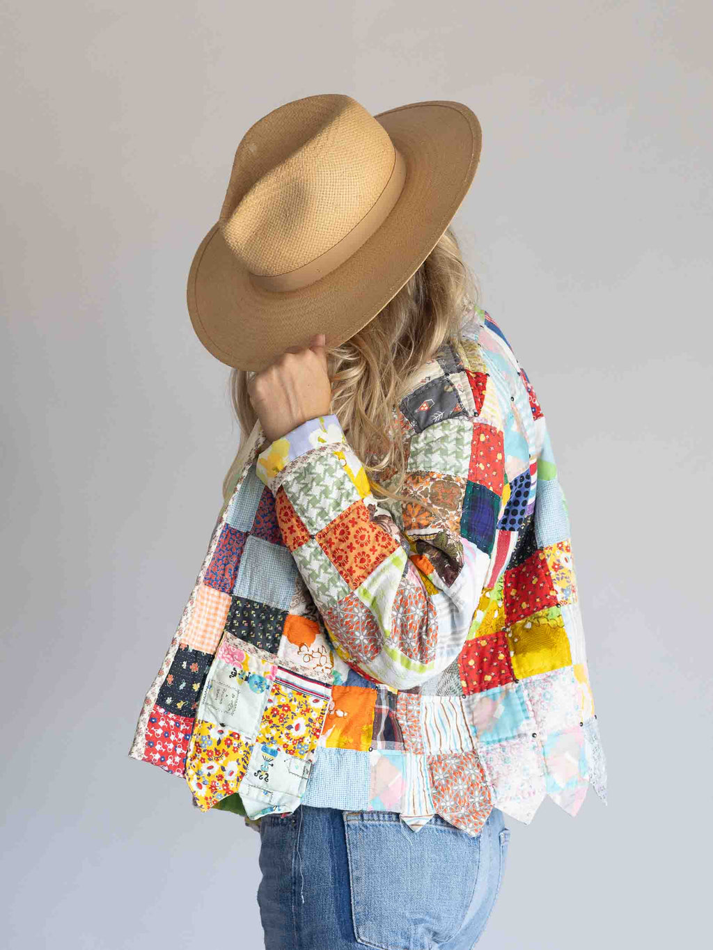 The Queen Quilt Crop Coat